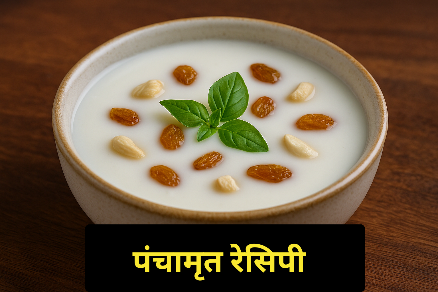 Panchamrit Recipe पंचामृत रेसिपी हिंदी में