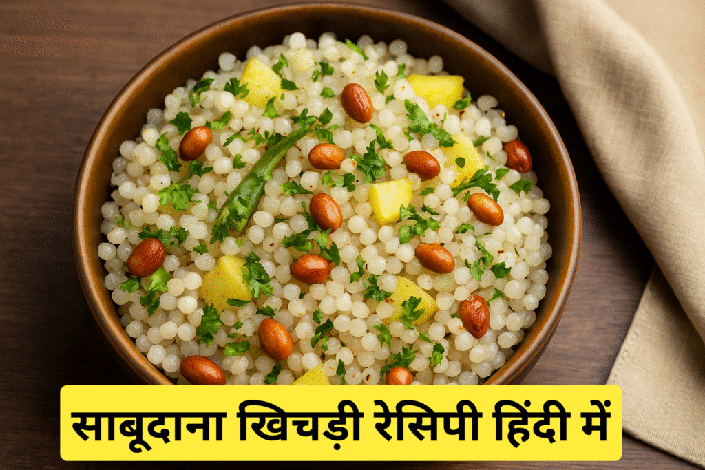 Sabudana Khichdi Recipe in Hindi साबूदाना खिचड़ी