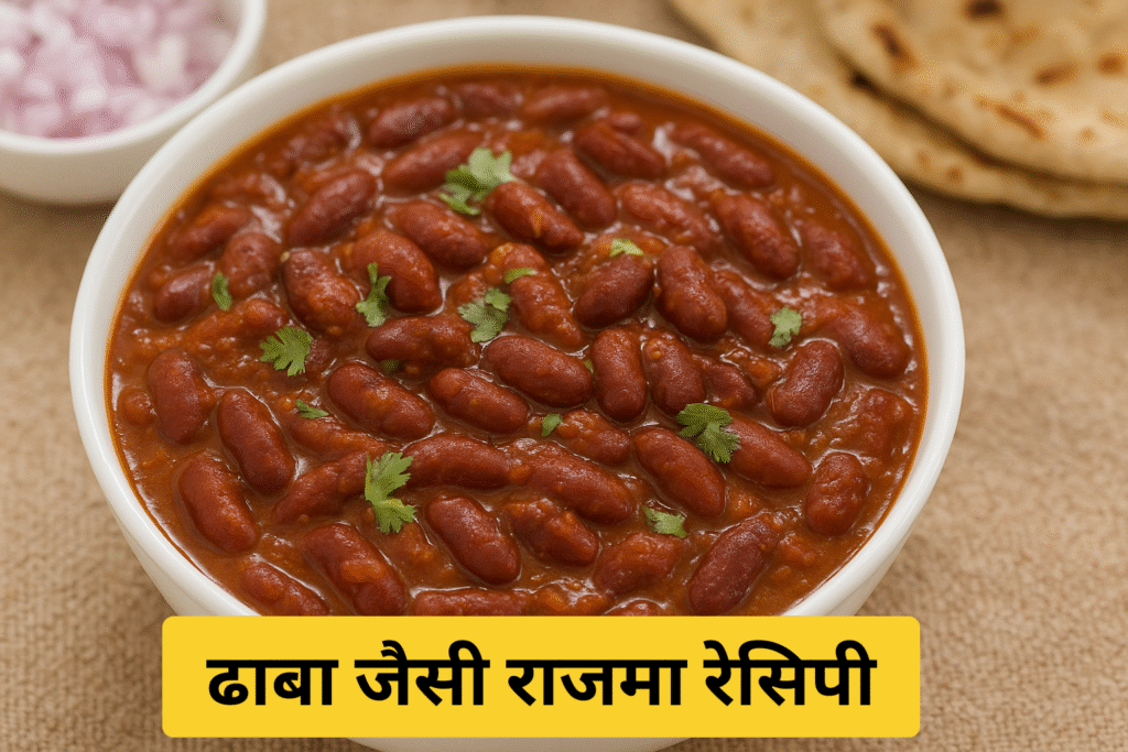 Dhaba Style Rajma Recipe in Hindi