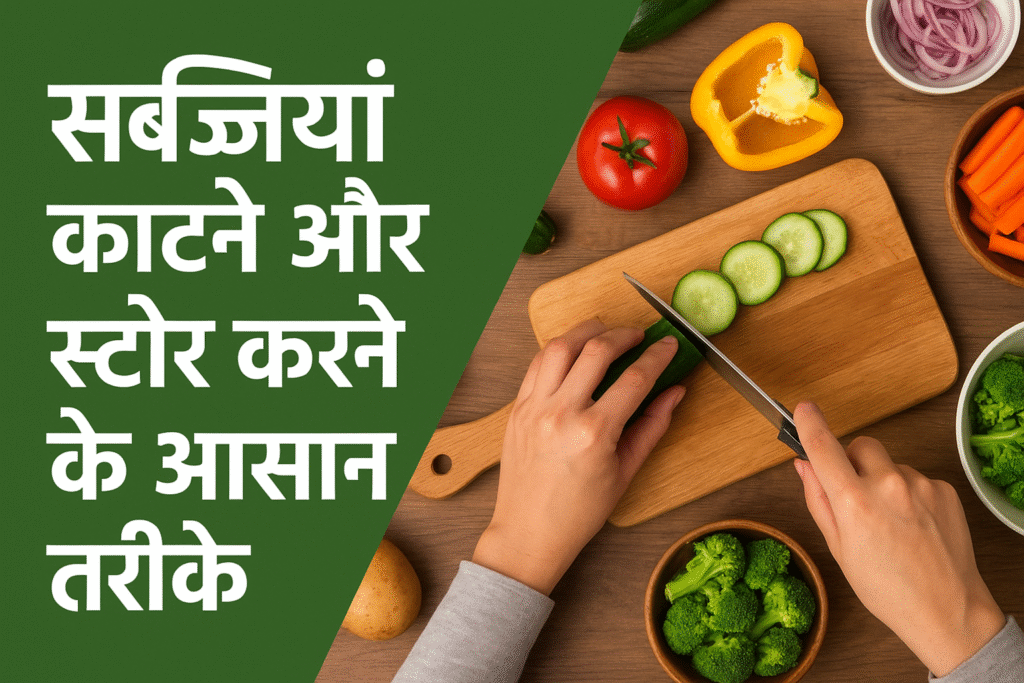 सब्जियाँ स्टोर करने के आसान तरीके | Simple Vegetable Cutting & Storing Hacks in Hindi