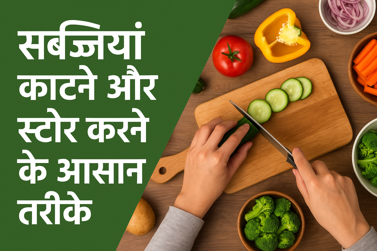 सब्जियाँ स्टोर करने के आसान तरीके | Simple Vegetable Cutting & Storing Hacks in Hindi