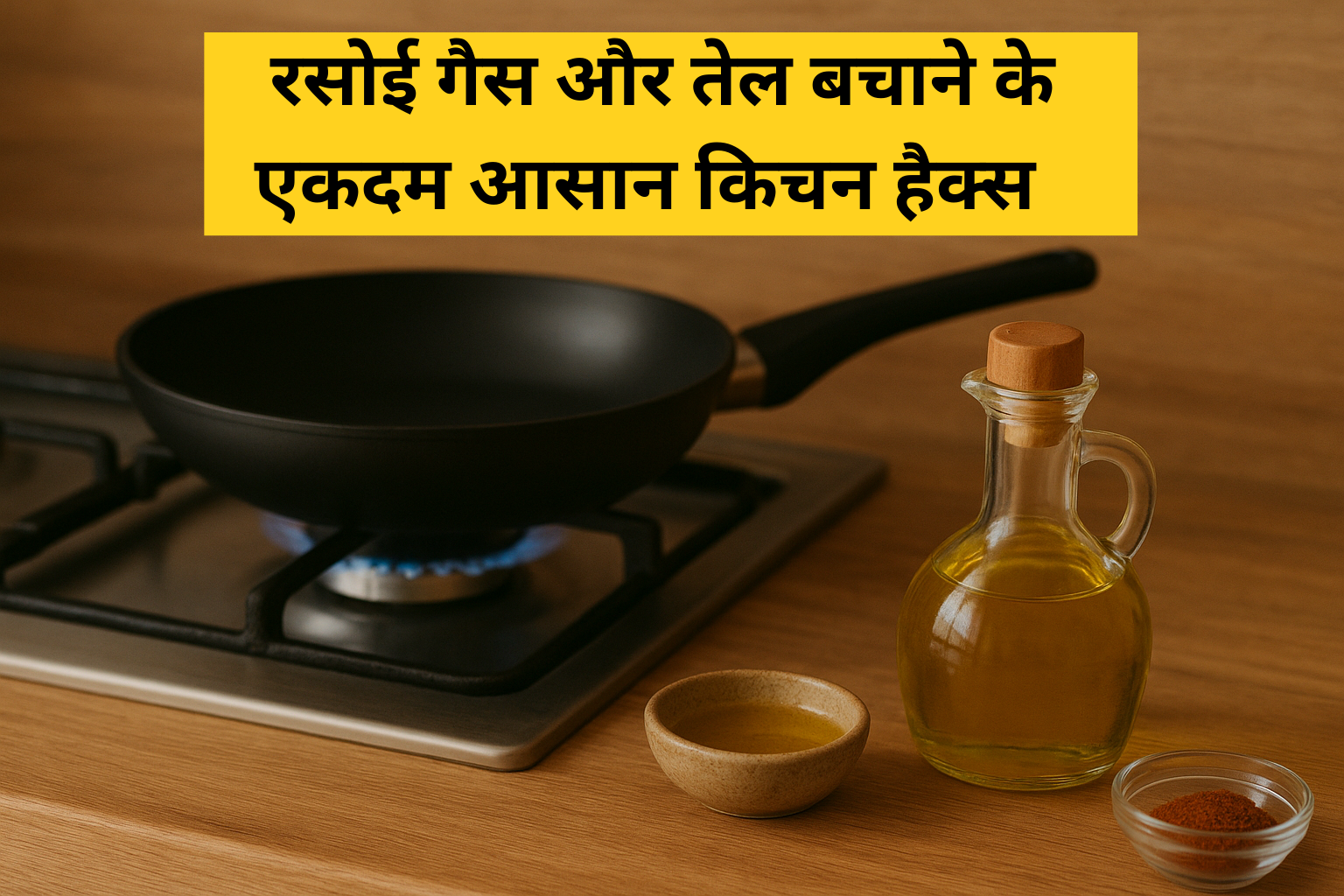 गैस और तेल बचाने के किचन हैक्स Gas and Cooking Oil Saving Kitchen Hacks